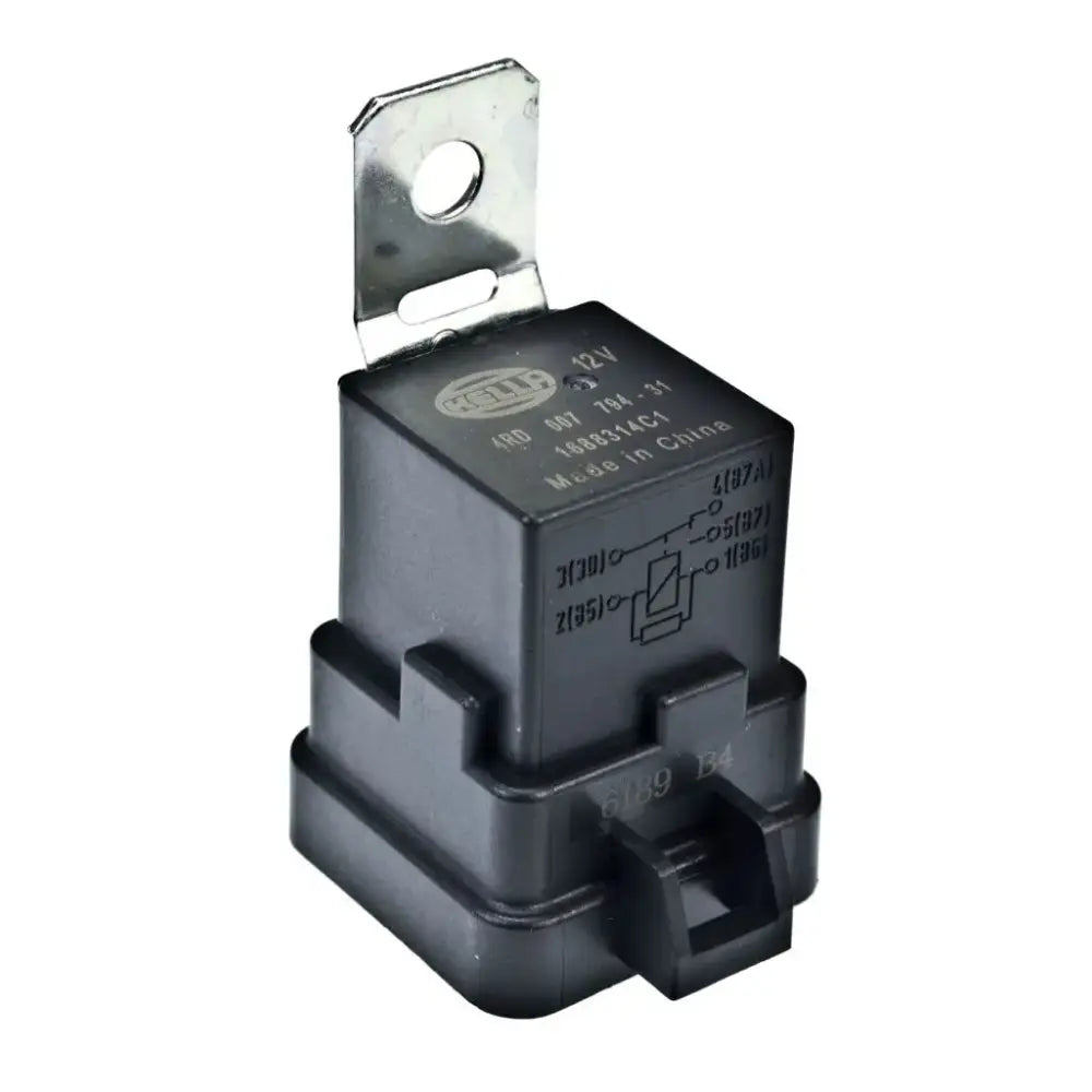 Hella 12V 20/40 Amp SPDT RES Relay with Weatherproof Bracket - Single - Truck & Automotive