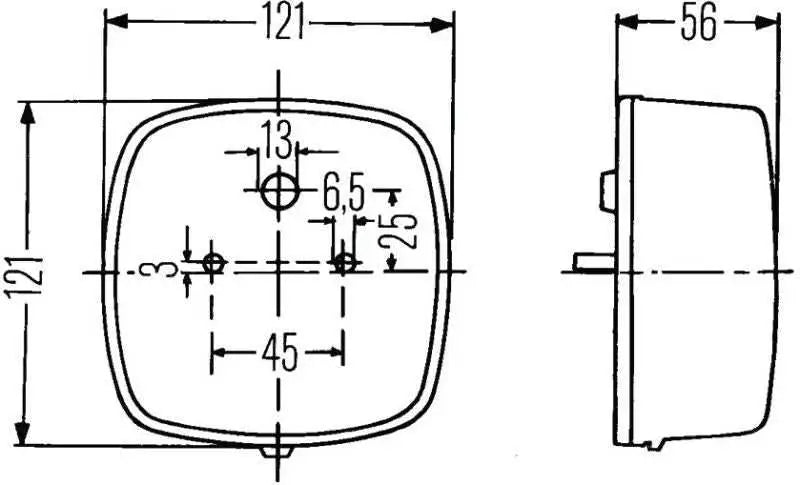 Hella 2578 Stop / Turn / Tail / License Plate Lamp 