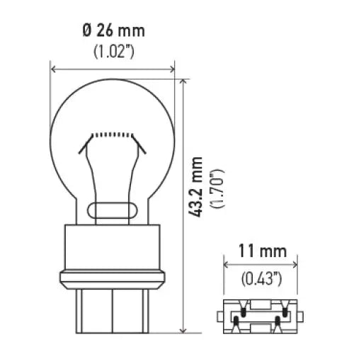 Hella 3157 Brake Light Bulb