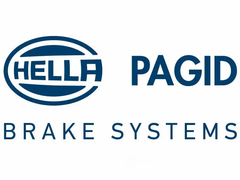 Hella Pagid brake systems logo on Hella 355021511 Brake Pad Set disc brake