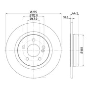 Hella 355119422 Premium quality brake discs - Carbon