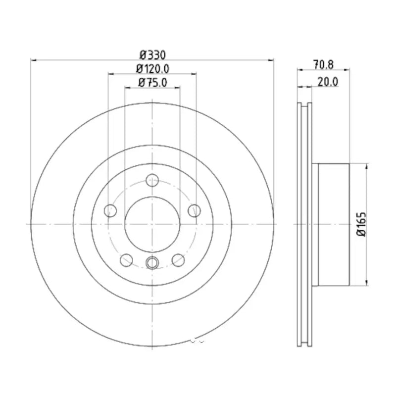 Hella 355119542 Premium quality brake discs - Carbon