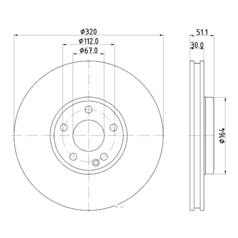 Hella 355119702 Premium quality brake discs - Carbon