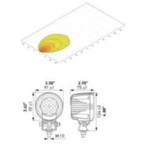 Hella 357109101 Work Light