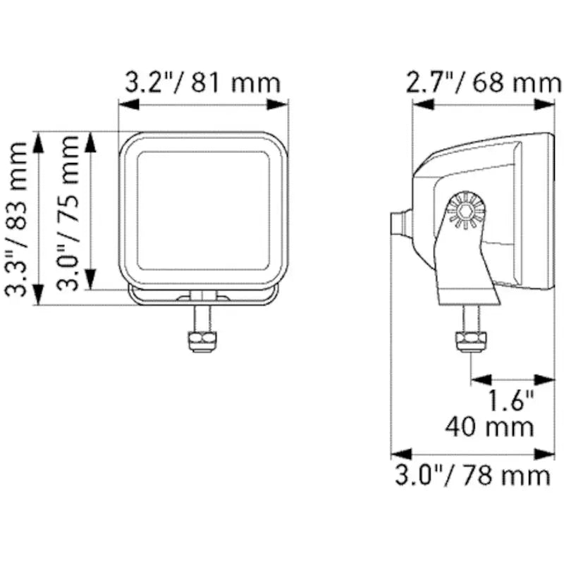 Hella 358176841 Work Light