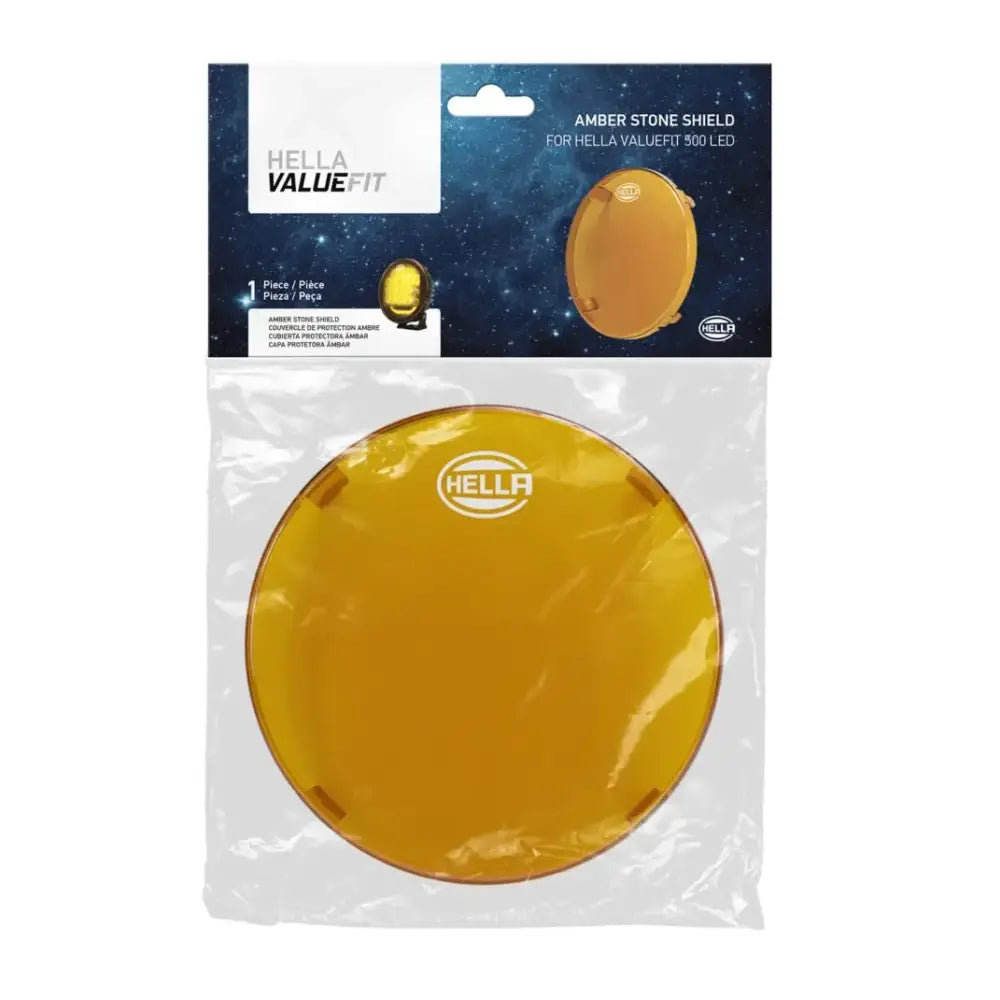 Hella 500 LED Driving Lamp 6in Amber Cover - 358116991