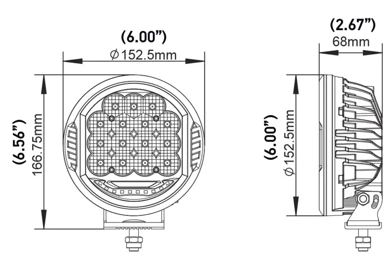 Hella 500 LED Driving Lamp Kit - 358117171