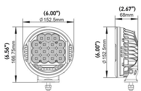 Hella 500 LED Driving Lamp Kit - 358117171