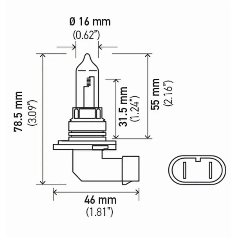 Hella 9005SB Headlight Bulb