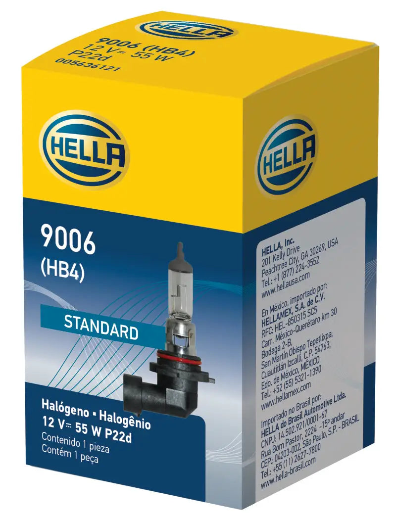 Hella 9006 12V 55W Halogen Bulb - Truck & Automotive