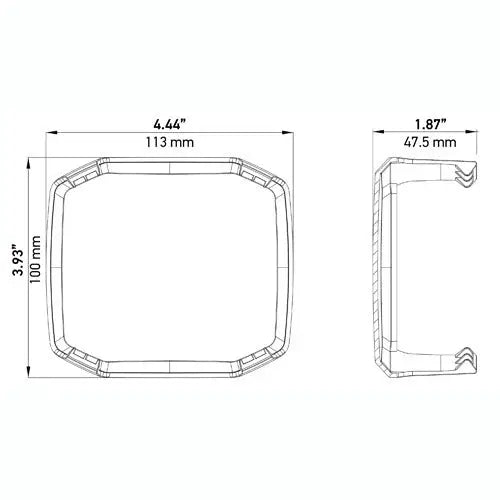 Hella Adds Style And Protection Driving/ Fog Light Cover 358233971 - Smoke X-Treme XT-4A