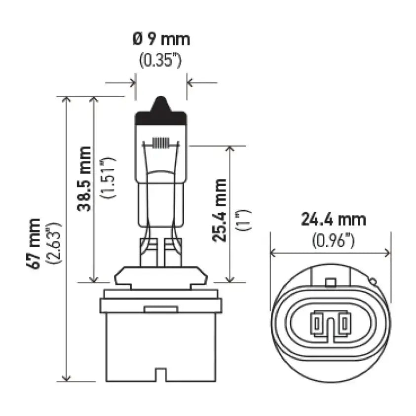 Hella Bulb 893 12V 375W Xen Wht Xb (2) - H71071232