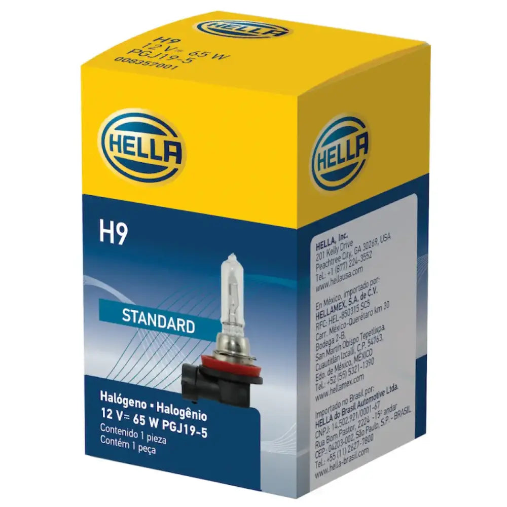 Hella Bulb H9 12V 65W PGJ19-5 T4 - Truck & Automotive