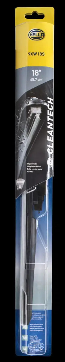 Hella Clean Tech Wiper Blade 18in - Single - Powersports