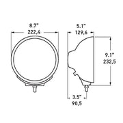 Hella Easy To Install Driving/ Fog Light 007560361 - R4000FF
