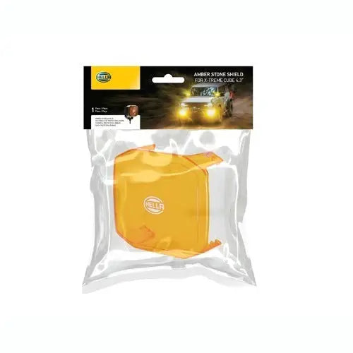 Hella Easy To Install Driving/ Fog Light Cover 358233951 - X-Treme XT-4A Amber