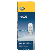 Hella Easy To Install Multi Purpose Light Bulb 2845 - 24V 5W W2.1X9.5D T3