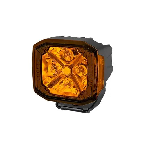Hella Electromagnetic Compatibility Driving/ Fog Light 358233921 - X-Treme Spotlight XT-4A Amber