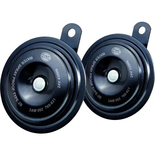 Hella Features: OE Quality Horn 002768821 - Black Kit BX Disc 92MM