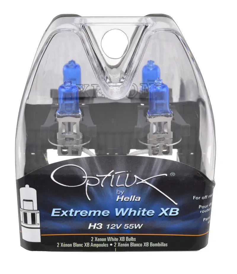 Hella H3 12V 55W Xen White XB Bulb (Pair) - Truck & Automotive