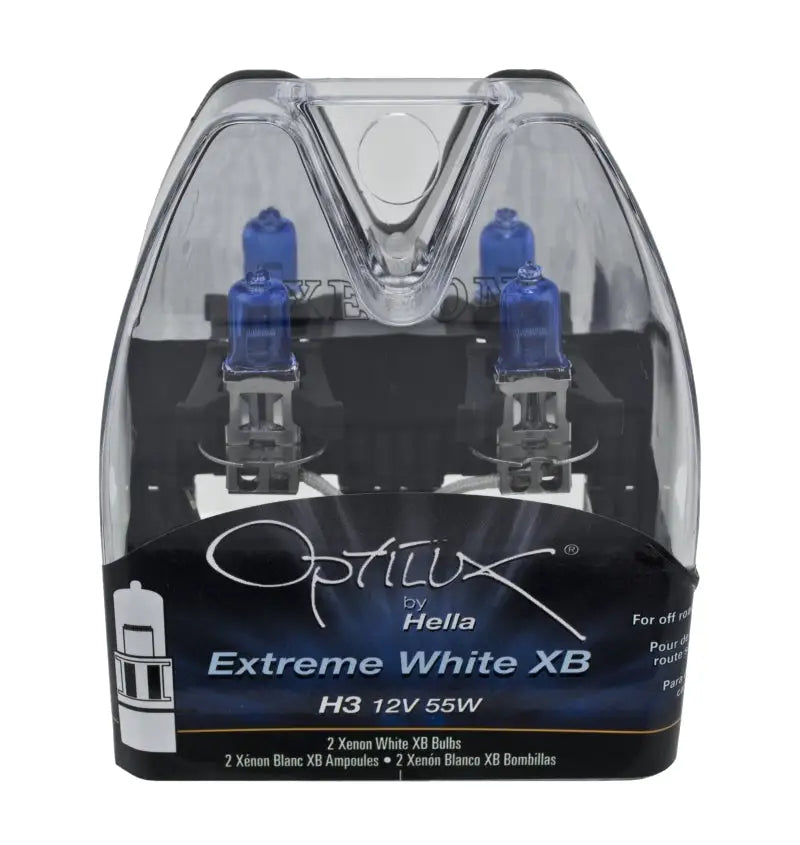 Hella H3 12V 55W Xen White XB Bulb (Pair) - Truck & Automotive