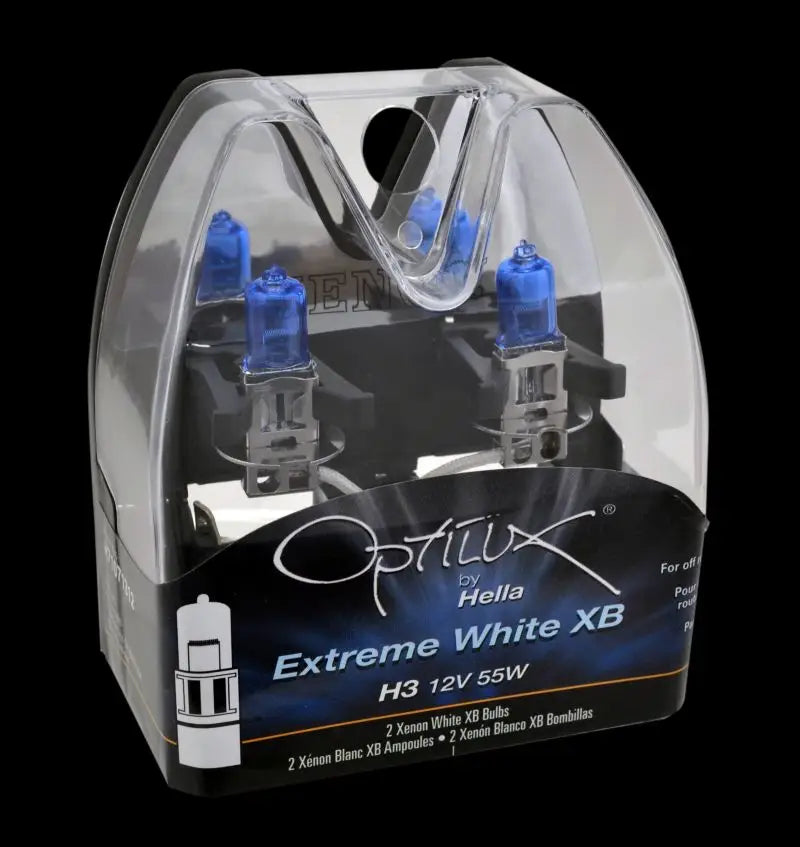 Hella H3 12V 55W Xen White XB Bulb (Pair) - Truck & Automotive