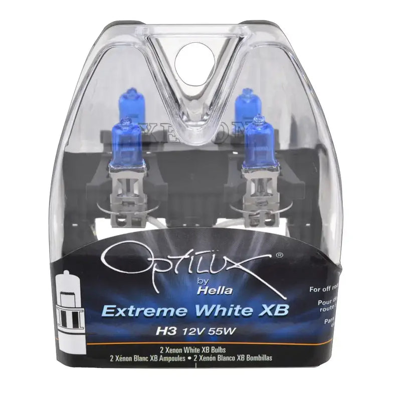 Hella H3 12V 55W Xen White XB Bulb (Pair) - Truck & Automotive