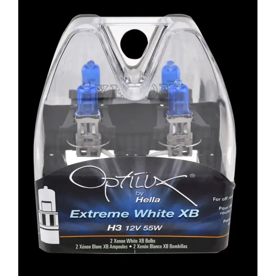 Hella H3 12V 55W Xen White XB Bulb (Pair) - Truck & Automotive