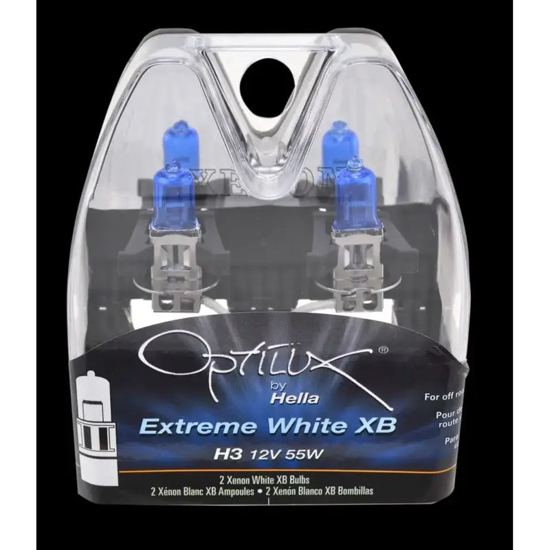 Hella H3 12V 55W Xen White XB Bulb (Pair) - Truck & Automotive