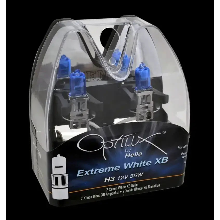 Hella H3 12V 55W Xen White XB Bulb (Pair) - Truck & Automotive