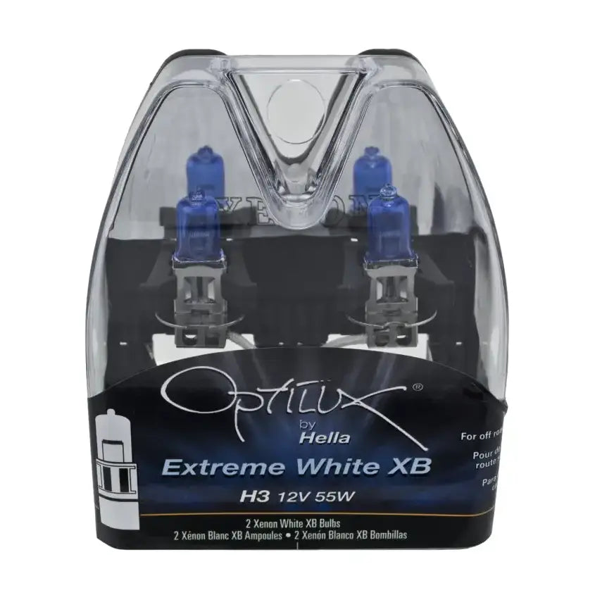 Hella H3 12V 55W Xen White XB Bulb (Pair) - Truck & Automotive