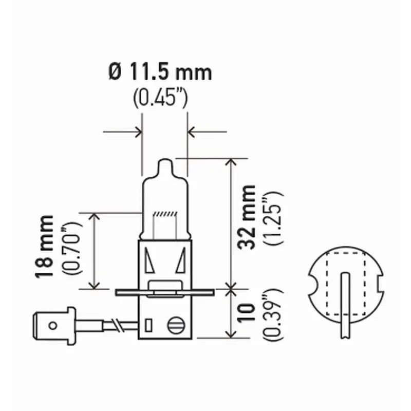 Hella H3SB Driving/ Fog Light Bulb