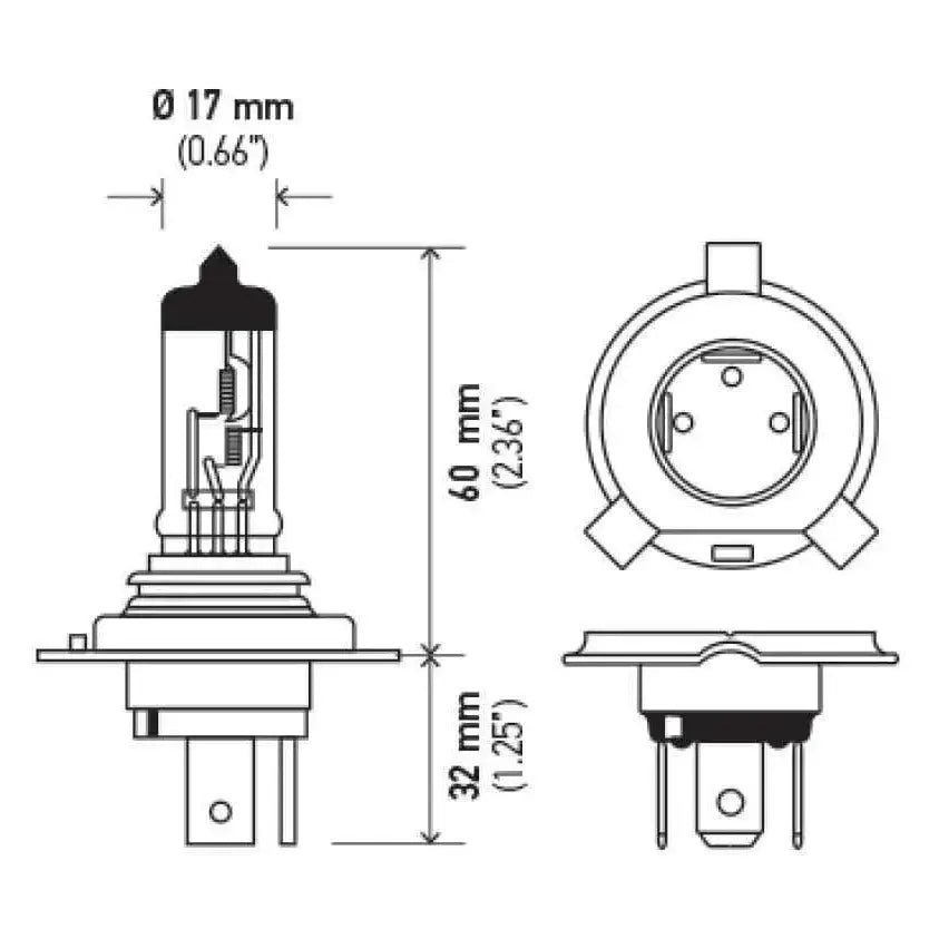 HELLA H4 130/90W