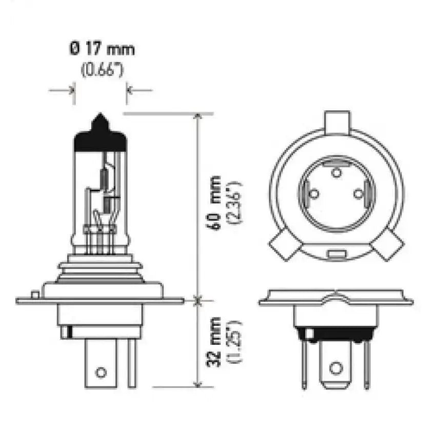 HELLA H4 130/90W