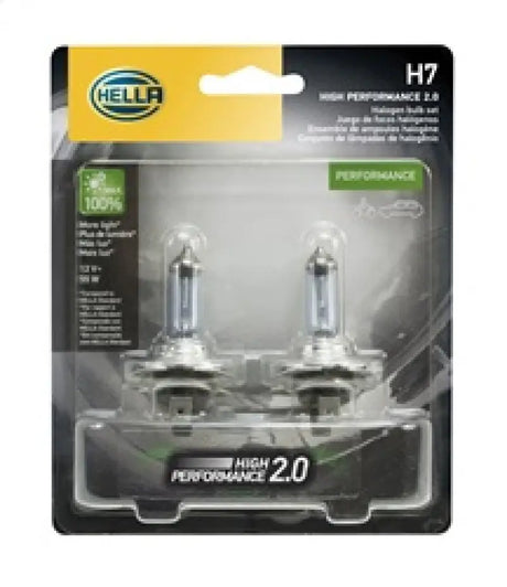 Hella H7 12V 55W PX26D HP2.0 Halogen Bulbs - Truck & Automotive
