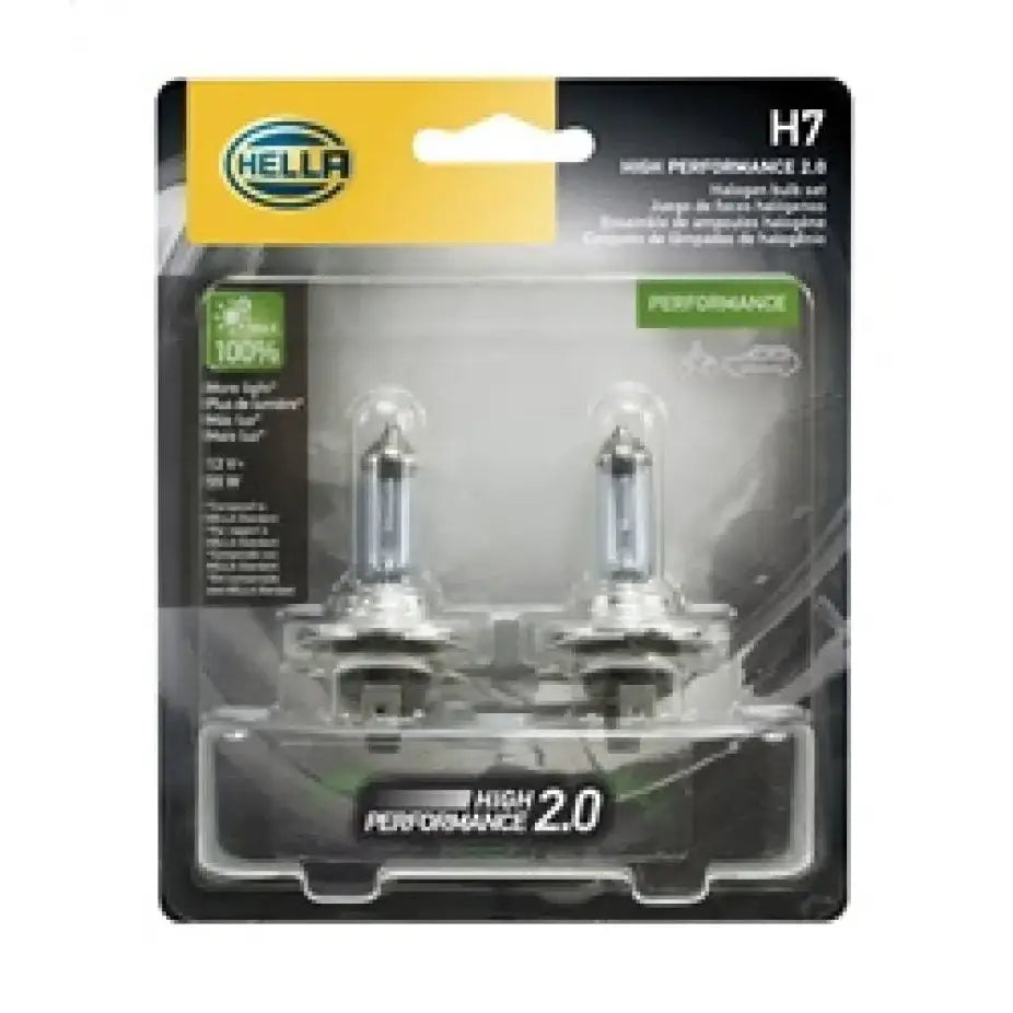 Hella H7 12V 55W PX26D HP2.0 Halogen Bulbs - Truck & Automotive