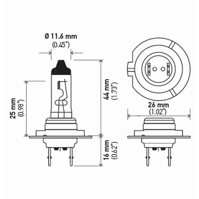 Hella H7SB Headlight Bulb