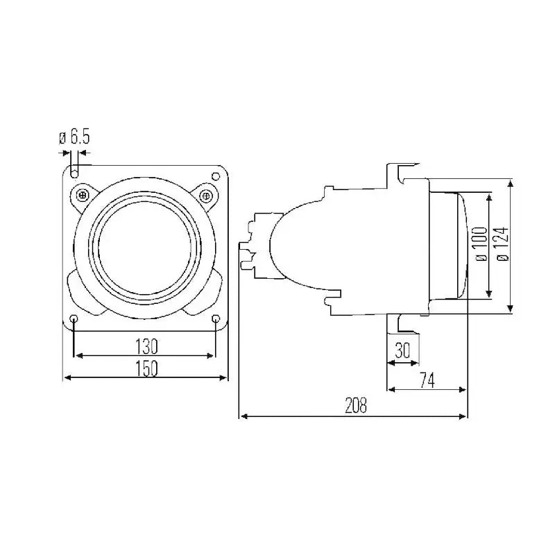 Hella 007834087 Hella Headlamp DeUs A 1Bl