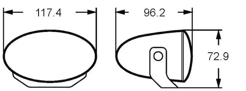 Hella Headlamp FF-ZF MG12 1FA - Truck & Automotive