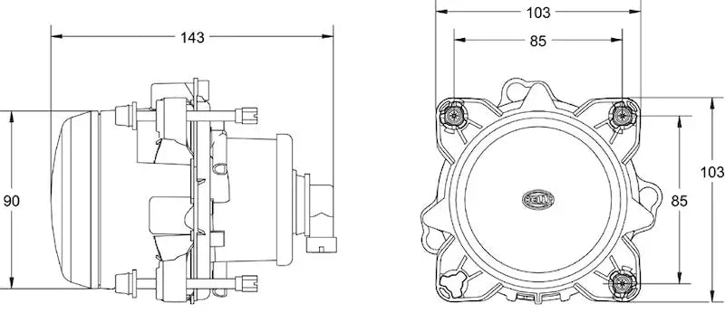 Hella Insert/ Headlight 1B0 - Truck & Automotive