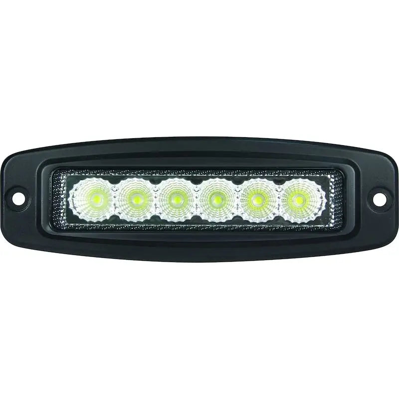 Hella Longer Lifetime Light Bar 357203031 - Mini Ledbar 6LED Flsh Off RD Fld MV