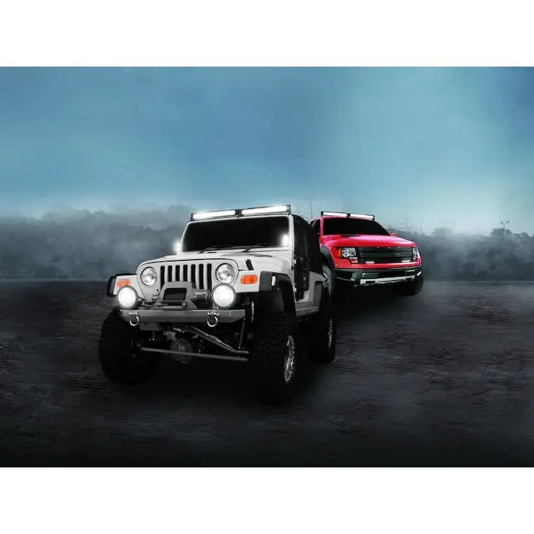 Hella Longer Lifetime Light Bar 357203031 - Mini Ledbar 6LED Flsh Off RD Fld MV