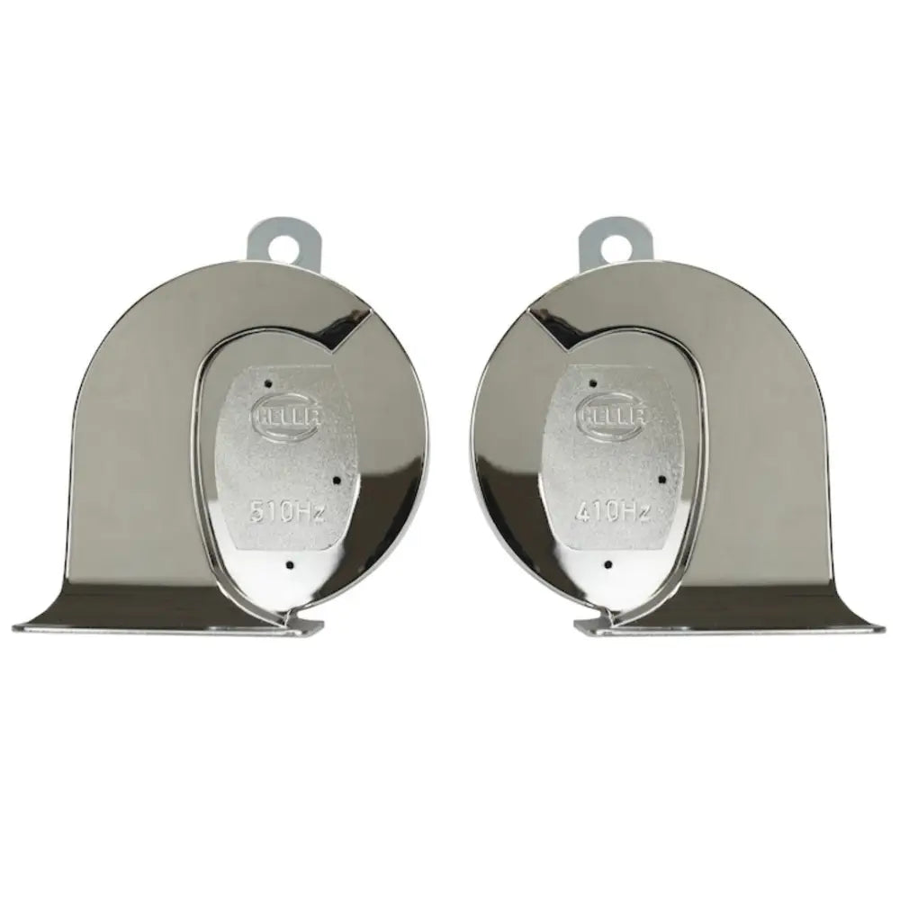 Hella Maintenance Free Design Horn 007728883 - Chrome Kit BX Trumpe
