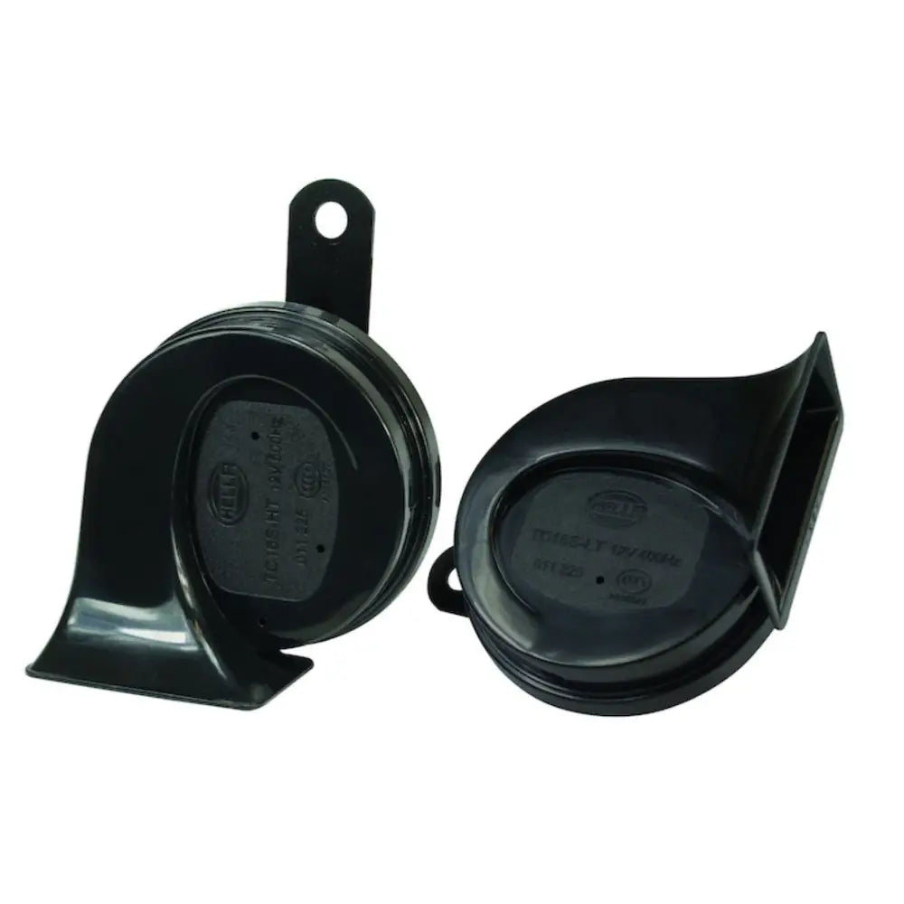 Hella Maintenance Free Design Horn 011225831 - Black Kit BX Trumpet