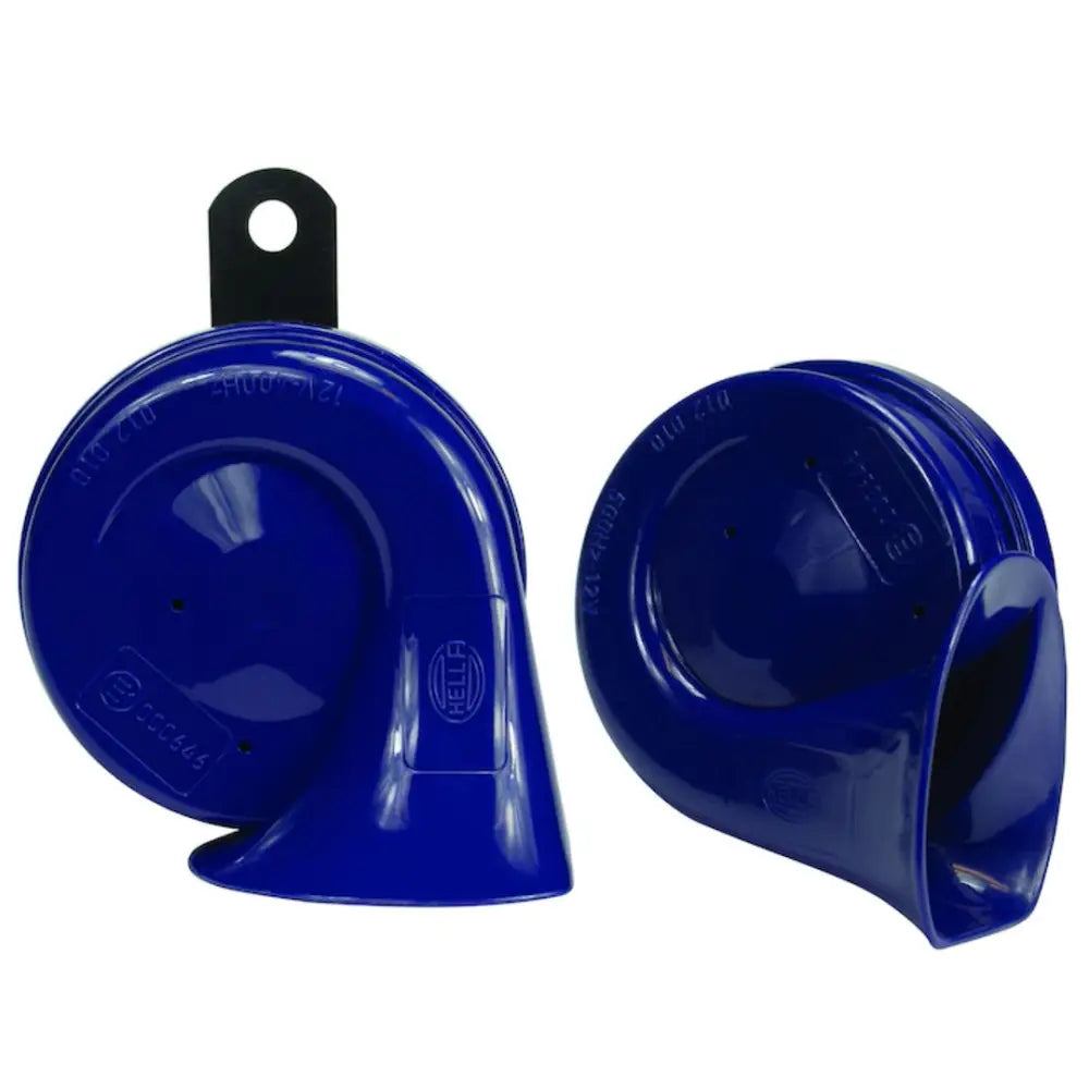 Hella Maintenance Free Design Horn 012010801 - Blue Kit BX Trumpet