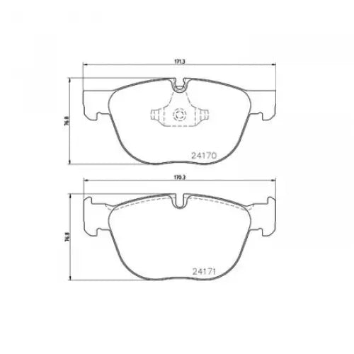 Hella Maximum Durability And Comfort Brake Pad 355012541 - Set Disc