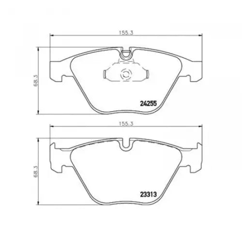 Hella Maximum Durability And Comfort Brake Pad 355013931 - Set Disc