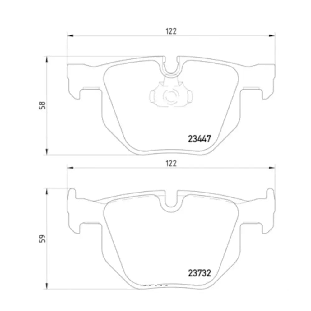 Hella Maximum Durability And Comfort Brake Pad 355013941 - Disc