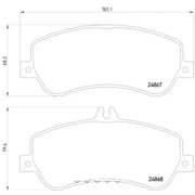 Hella Maximum Durability And Comfort Brake Pad 355014221 - Set Disc