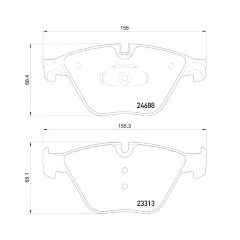 Hella Maximum Durability And Comfort Brake Pad 355015261 - Disc